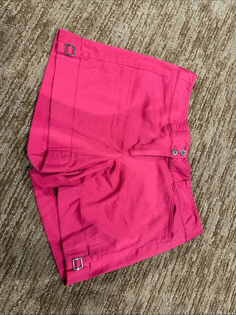 White House Black Market Hot Pink High Waist Shorts